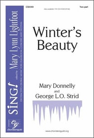 Winter's Beauty Two-Part choral sheet music cover Thumbnail